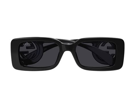 gucci gg 1325s 001|Gucci™ GG1325S 001 54 Black Sunglasses .